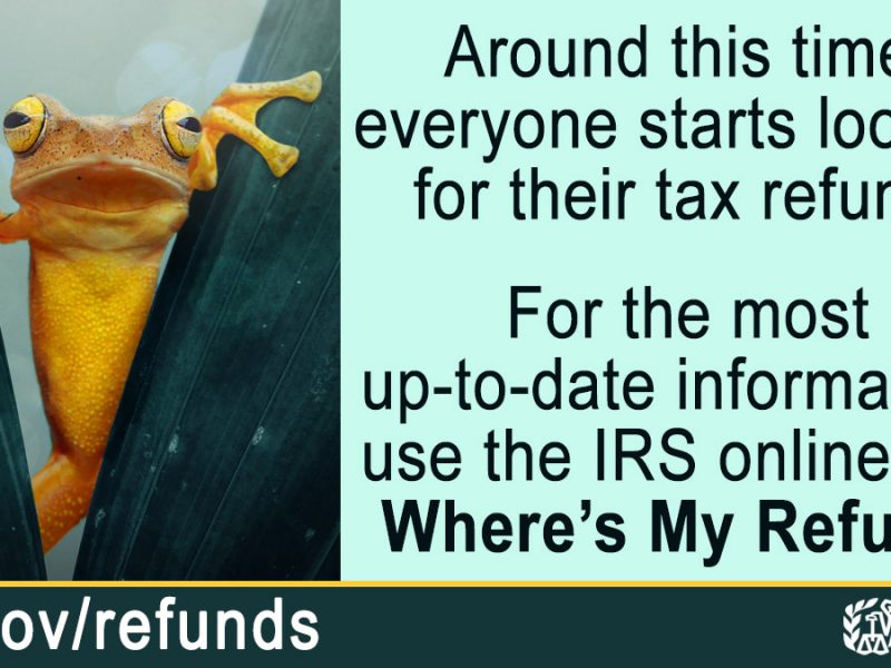 After you file, use the #IRS “Where's My Refund?” tool