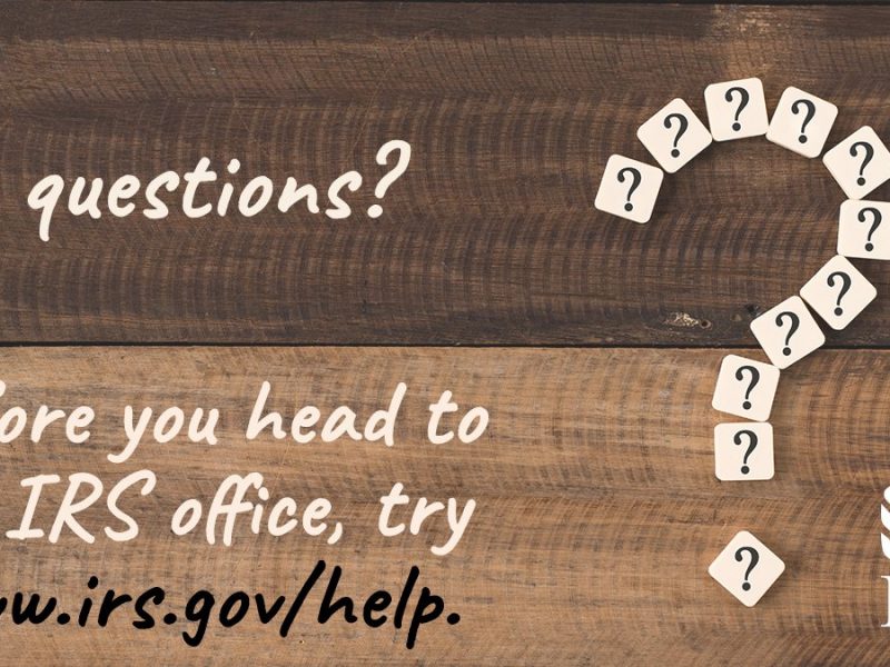 Always try resources before traveling to an #IRS office for