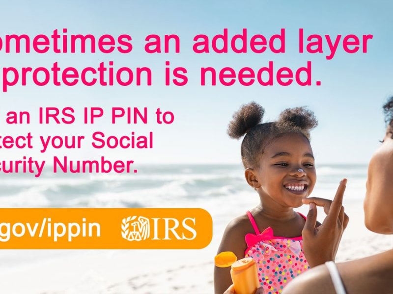 An IP PIN helps block your tax account from identity