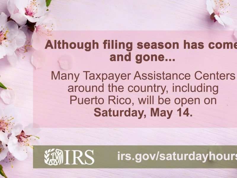 Another chance for walk-in help at some #IRS Taxpayer Assistance