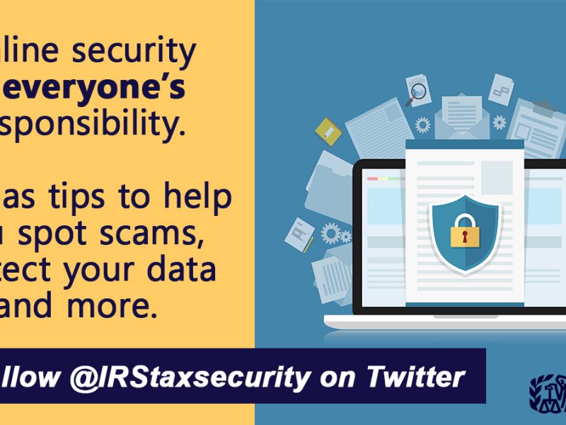 Are you following @IRStaxsecurity for the latest #TaxSecurity tips? Follow