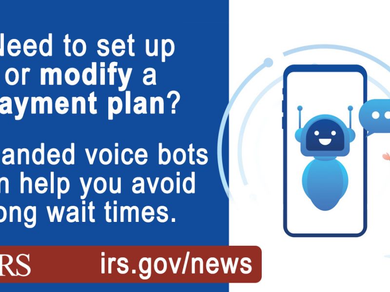 Avoid long wait times--#IRS voice bot options can easily verify