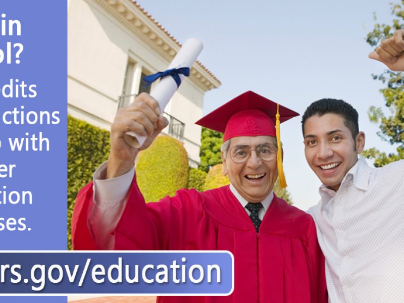 Education credits like the American Opportunity Tax Credit and the