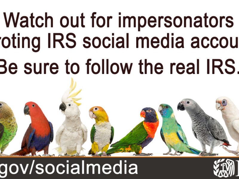 Got a direct message pretending to be from #IRS? Beware