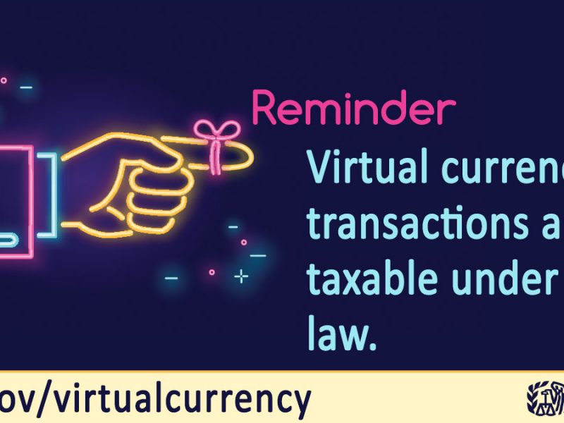 #IRS addresses common questions on how to report virtual currency,