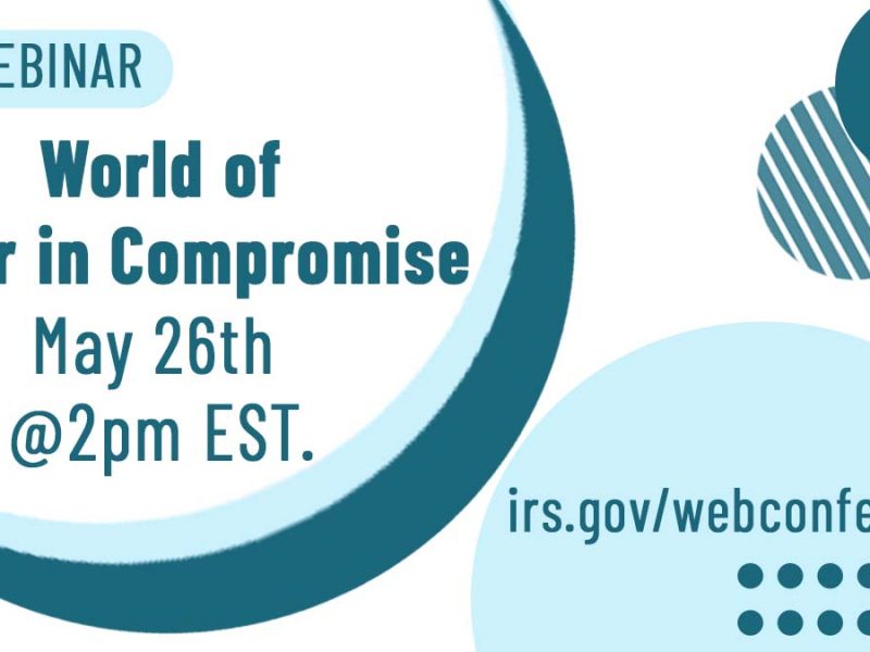 #IRS is offering a webinar called ‘World of Offer in