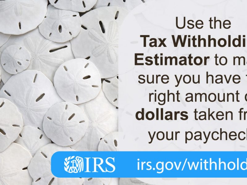 If you had a large tax refund or bill, see