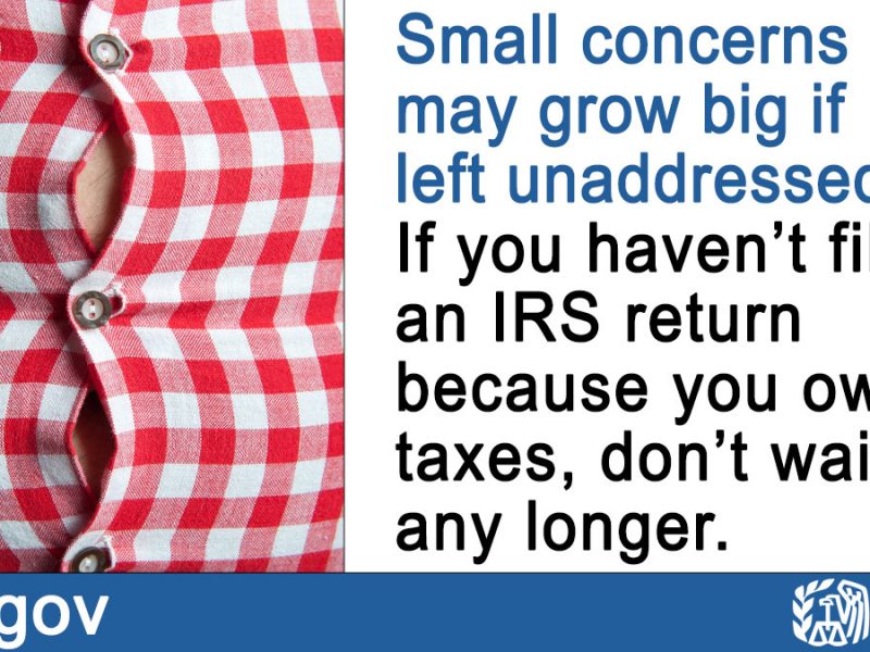 If you owe taxes, it's important to file your #IRS