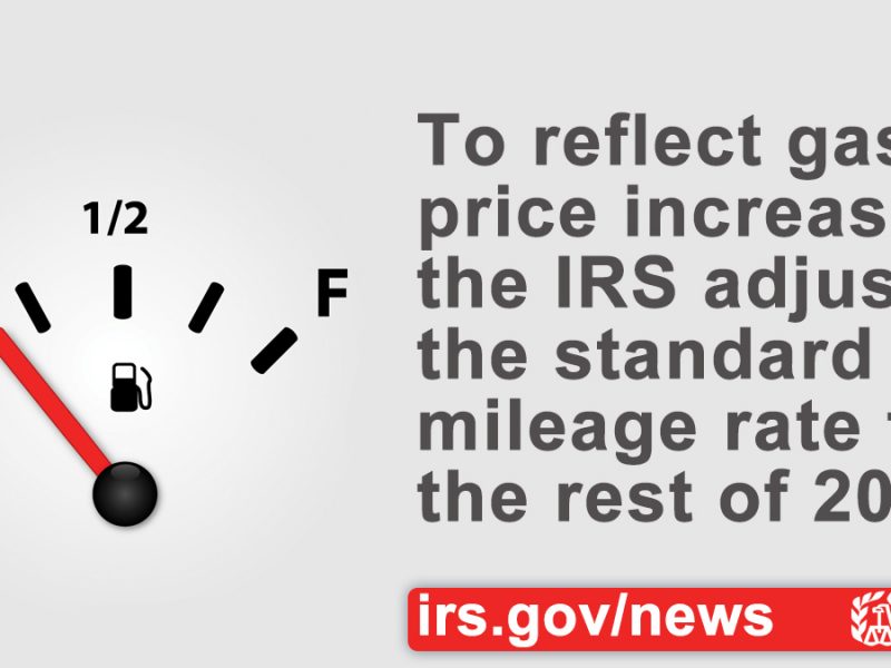 In recognition of recent gasoline price increases, #IRS has adjusted