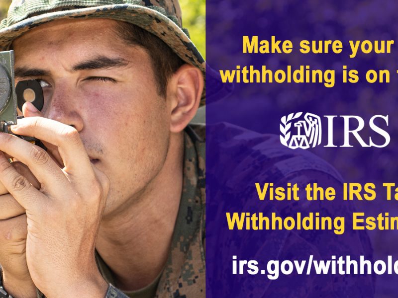 It’s a good time to check your tax withholding. Visit