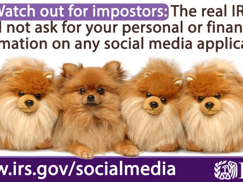 Many scams use fake #IRS social media pages to steal