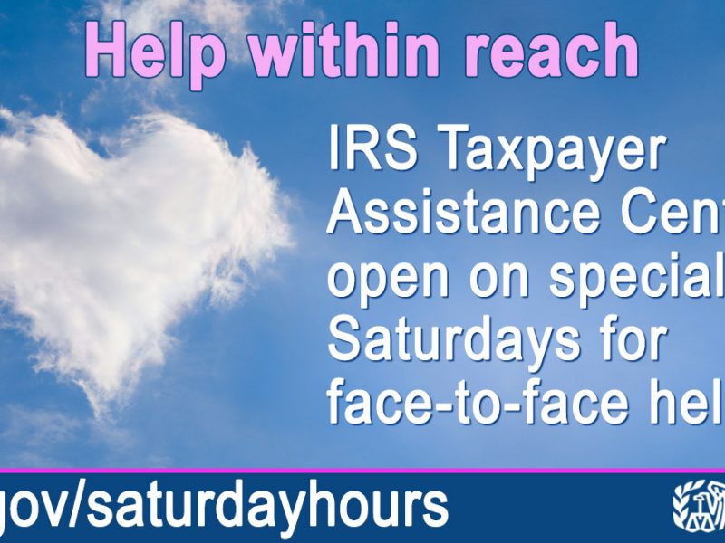 People can receive walk-in tax help on several #IRS Taxpayer