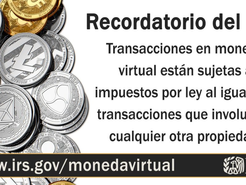 Recuerde que los formularios de impuestos incluyen preguntas sobre moneda