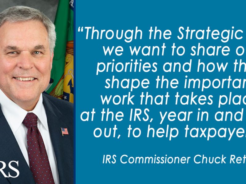 The #IRS Strategic Plan outlines agency goals to improve taxpayer