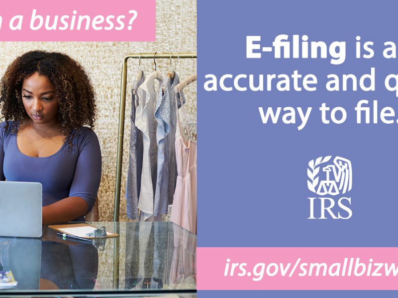 This #NationalSmallBusinessWeek the #IRS reminds you e-filing is the most