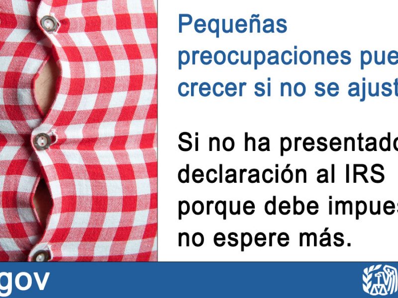 ¿No ha presentado una declaración de impuestos al #IRS de